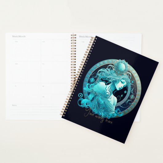 Creëer Uw eigen hemelse aquarius zodiac Planner (Display)