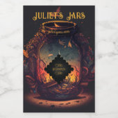 Creëer Uw Eigen Herfst Fairy Lantern Wijn Etiket (Enkel label)