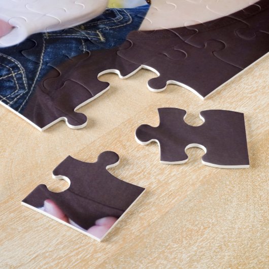 Creëer Uw Eigen Herinnering van de Puzzel van de Legpuzzel (Zijkant)