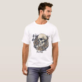 Creëer Uw eigen het is wat het is schedel T-shirt (Voorkant volledig)