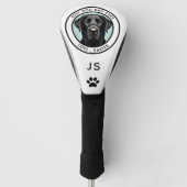 Creëer uw eigen hond foto gepersonaliseerd golfheadcover (Voorkant)