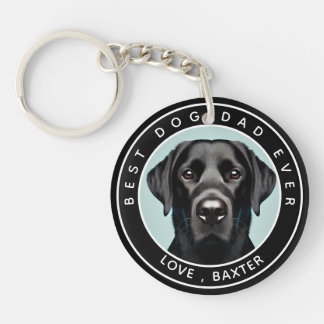 Creëer uw eigen hond foto gepersonaliseerd sleutelhanger