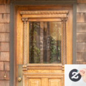 Creëer Uw eigen huis- of motormodelfamilie Raamsticker (Huis Deur)