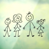 Creëer Uw eigen huis- of motormodelfamilie Raamsticker (Vel 3)