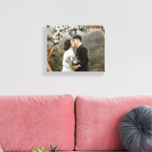 Creëer Uw eigen huwelijksfoto Canvas Afdruk (Insitu (Woonkamer))
