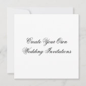 Creëer Uw eigen huwelijksuitnodigingsvorm Kaart (Voorkant)