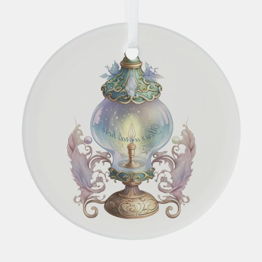 Creëer uw eigen ingewikkelde sprookjeslamp glas ornament (Achterkant)