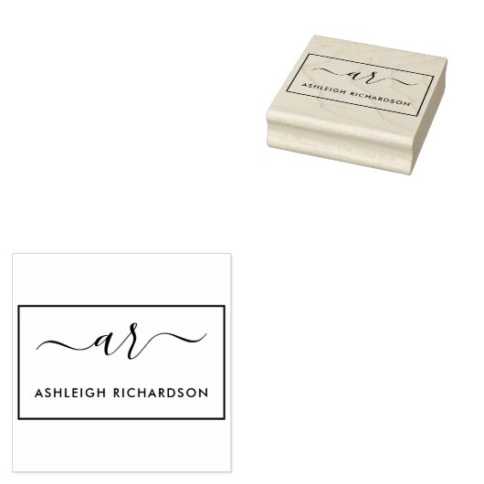 Creëer Uw eigen Initialen voor scripts en aangepas Rubberstempel (Gestempeld)