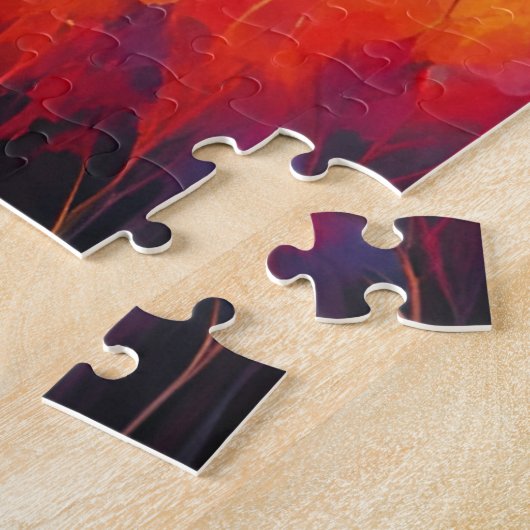 creëer uw eigen inspirerend boodschap, landscape legpuzzel (Zijkant)
