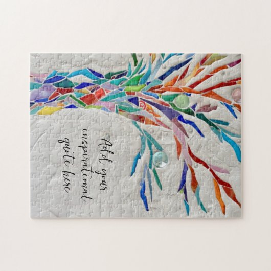 Creëer Uw eigen Inspirerend boodschap Legpuzzel (Horizontaal)