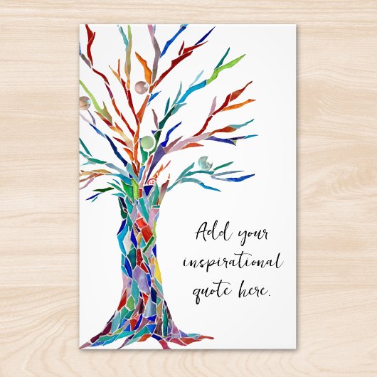 Creëer Uw eigen Inspirerend Motivatie Citaat Foto Afdruk