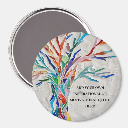 Creëer uw eigen Inspirerend Motivatie Magneet (Voorkant / Achterkant)