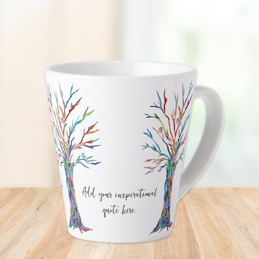 Creëer Uw eigen Inspirerend prijsopgave Latte Mok