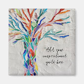 Creëer Uw eigen Inspirerend prijsopgave Magneet (Voorkant)