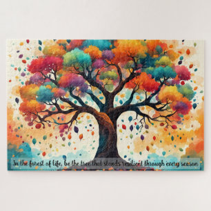 creëer Uw eigen inspirerend quote, Tree of Life Legpuzzel