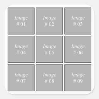 Creëer uw eigen Instagram-collectie Vierkante Sticker