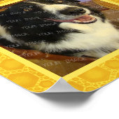 Creëer Uw eigen installagram Foto Familienaam Hone Poster (Hoek)