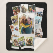 Creëer Uw eigen Instant Film Fotocollage Sherpa Deken (Voorkant)