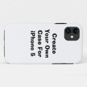 Creëer Uw eigen iPhone 5/5S Hoesje (CaseMate) (Achterkant (horizontaal))