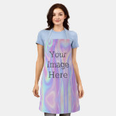 Creëer Uw eigen Iridescent Unicorn Faux Metallic Schort (Gedragen)