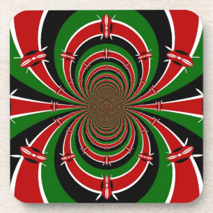 Creëer Uw eigen Jambo Habari! Kenya Hakuna Matata Onderzetter