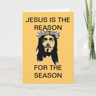CREËER UW EIGEN JESUS IS DE REDENKAART FEESTDAGEN KAART