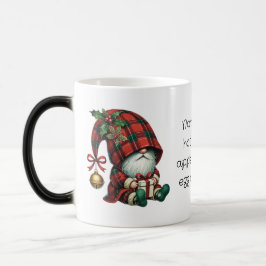 Creëer Uw eigen Jingle Christmas Plaid Gnome Magische Mok