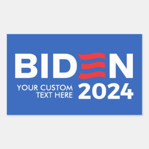 Creëer Uw Eigen Joe Biden 2024 Rechthoekige Sticker