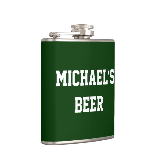 Creëer Uw eigen Jouw naam Bier toevoegen Heupfles (Rechts)