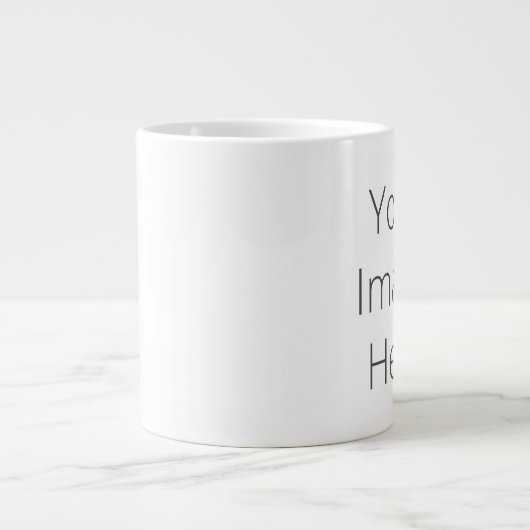 Creëer Uw eigen Jumbo-Mok Grote Koffiekop (Voorkant)