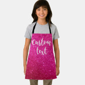 Creëer Uw eigen Junior Glitter Gepersonaliseerde K Schort (Insitu)