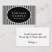 Creëer Uw eigen  kaars Visitekaartje (Voorkant / Achterkant)