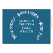 Creëer Uw eigen kaart (Voorkant Horizontaal)