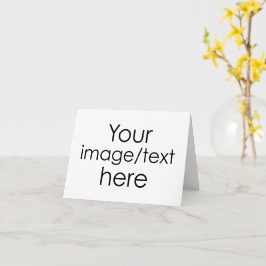 Creëer Uw eigen Kaart (Gele Bloem)