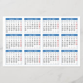 Creëer uw eigen kalender voor 2022 flyer (Achterkant)