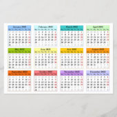 Creëer uw eigen kalender voor 2022 flyer (Achterkant)