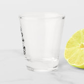 Creëer Uw eigen kalm en Jouw tekst houden Shot Glas (Rechts)