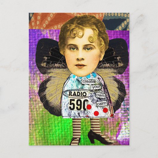 Creëer Uw eigen kalm Zetti Collage Briefkaart (Voorkant)