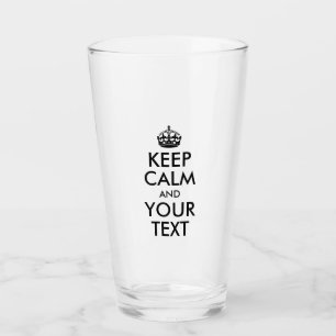 Creëer Uw eigen kalmte-tekst behouden Glas