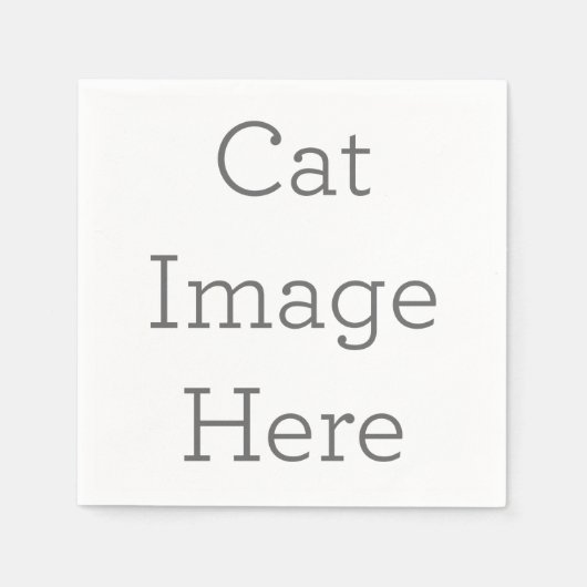 Papieren servetten, Standaard Cocktail Servet (Voorkant)