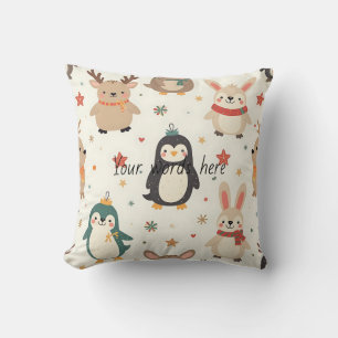 Creëer Uw eigen Kawaii Vrienden Kerstdieren Kussen