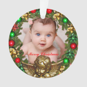 Creëer Uw eigen kerstBaby foto Ornament
