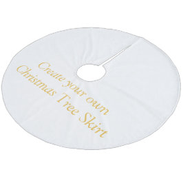 Creëer Uw eigen kerstboomrok Fleece Kerstboom Rok