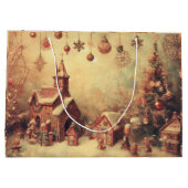 Creëer uw eigen kerstdorp cadeautas (Achterkant)