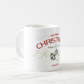 Creëer Uw eigen kerstfeestdag mok (Voorkant links)