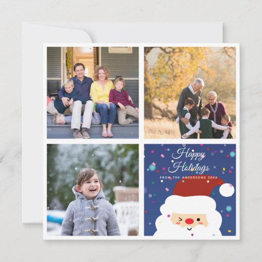 Creëer Uw eigen kerstfoto's voor uw eigen familie Feestdagenkaart (Voorkant)