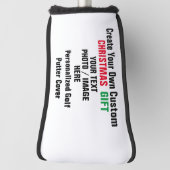 Creëer Uw eigen kerstgolfcadeau: gepersonaliseerd Golfheadcover (Draai 90)