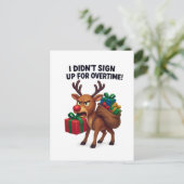 Creëer uw eigen kerstkaart briefkaart (Staand voorkant)