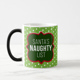 Creëer Uw Eigen Kerstman's Ondeugende Lijst Magische Mok
