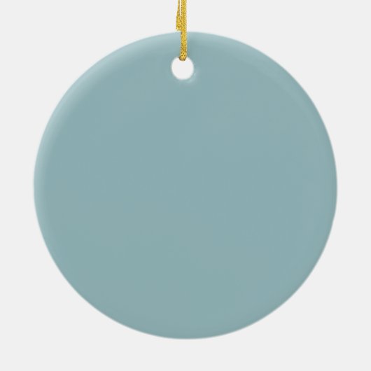 Creëer Uw eigen Kerstmis Keramisch Ornament (Achterkant)